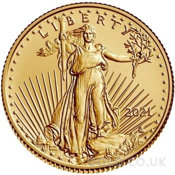 2021 1/10oz American Eagle Gold Coin Type II