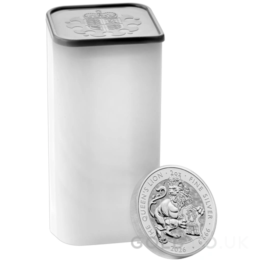 2026 Queen's Lion - Tudor Beasts 2oz Silver Coin