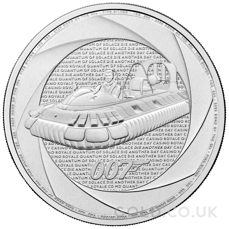 2025 Six Decades of 007, Bond of the 2000s 1oz Silver Coin