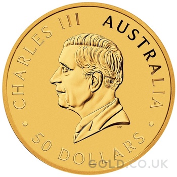2024 1/2oz Australian Kangaroo Gold Nugget Coin