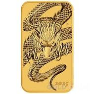 Dragon Rectangular 1oz Gold Coin/Bar (2025)