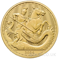 St George & the Dragon One Ounce Gold Coin (2024)