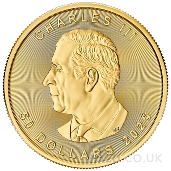 2025 Canadian Maple Leaf Gold Coin 1oz