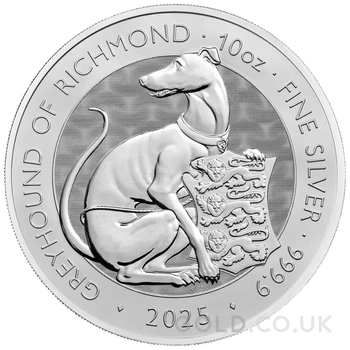 2025 Greyhound of Richmond Silver Coin Tudor Beasts 10oz