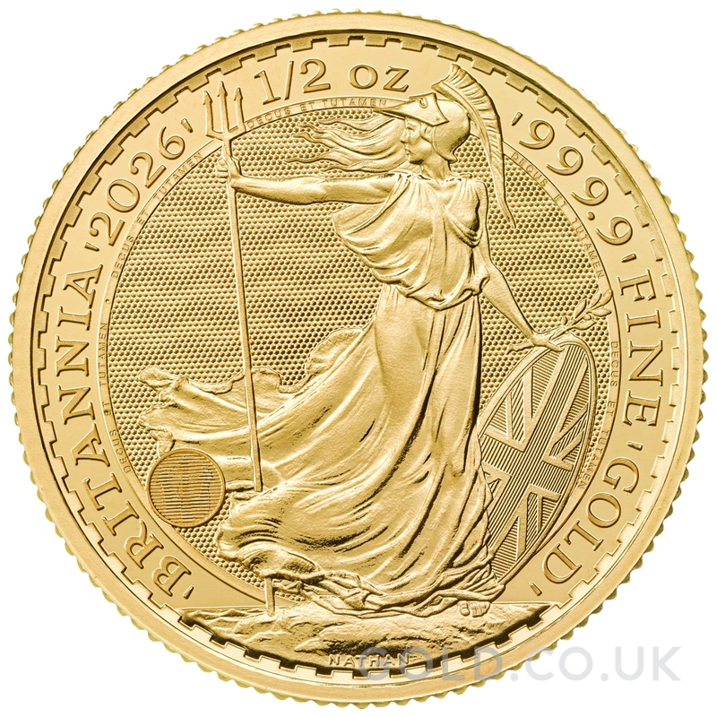 2026 1/2oz Gold Britannia Coin