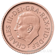 Gold Half Sovereign Coin King Charles III