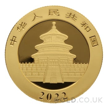 2022 8g Chinese Panda Gold Coin