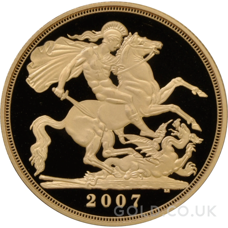 2007 Proof £2 Coin Gold Double Sovereign