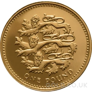 2016 One Pound Gold Coin 2002 -