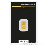 1g Argor-Heraeus Gold Bar