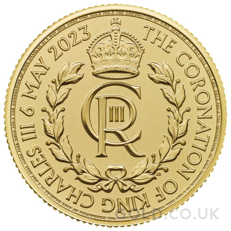 2023 King Charles III Coronation Gold Coin £25 1/4oz