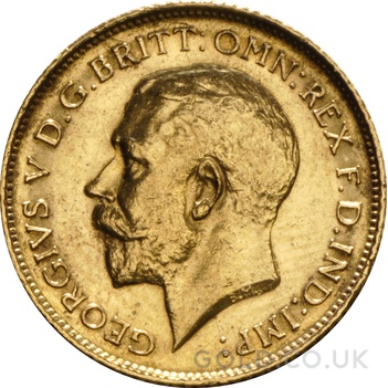 1911 Gold Half Sovereign George V Sydney