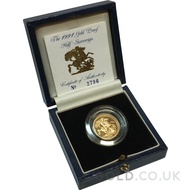 Gold Proof Half Sovereign Boxed (1991)