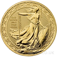 2020 Gold Britannia Coin 1oz Oriental Border