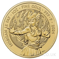 2024 Gold Royal Mint Myths & Legends Coin Morgan Le Fay 1oz