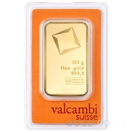100g Valcambi Gold Bar