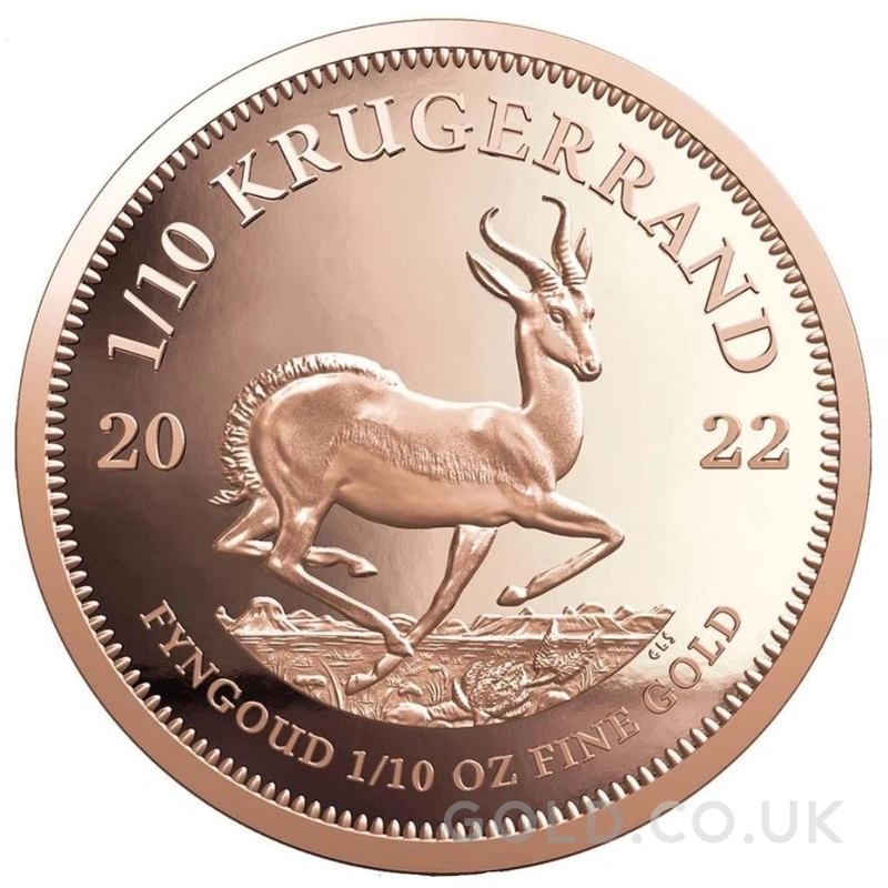 2022 1/10oz Krugerrand Gold Coin