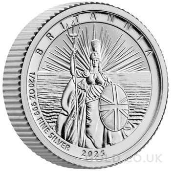 2025 Britannia Fractional Silver Reverse Proof Frosted Set Boxed