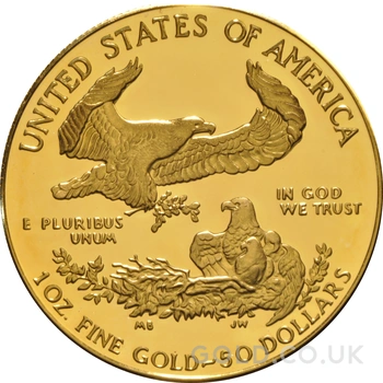 1986 Proof American Eagle Gold Coin 1oz MCMLXXXVI