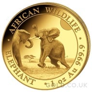 Somalian Elephant 1oz Gold Coin (2024)
