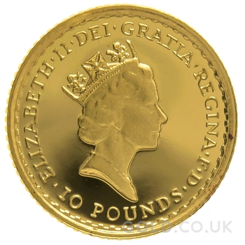 1991 Proof 1/10oz Gold Britannia Coin