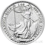 Silver 1oz Britannia Year of the Monkey Lunar Edge (2016)