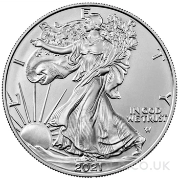 2021 American Silver Eagle Coin 1oz Type II