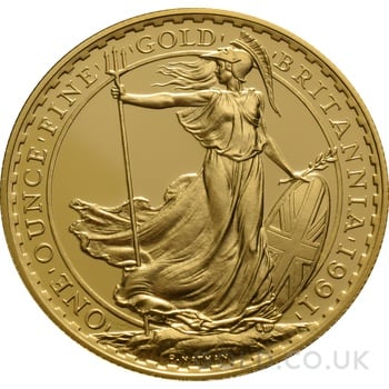 1991 Proof Gold Britannia 4 Coin Set Boxed