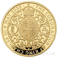 2023 King Charles III Coronation 1oz Gold Proof Coin Boxed