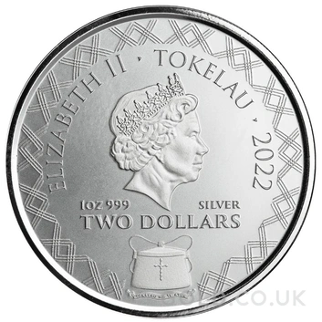 2022 Komodo Dragon 1oz Silver Coin