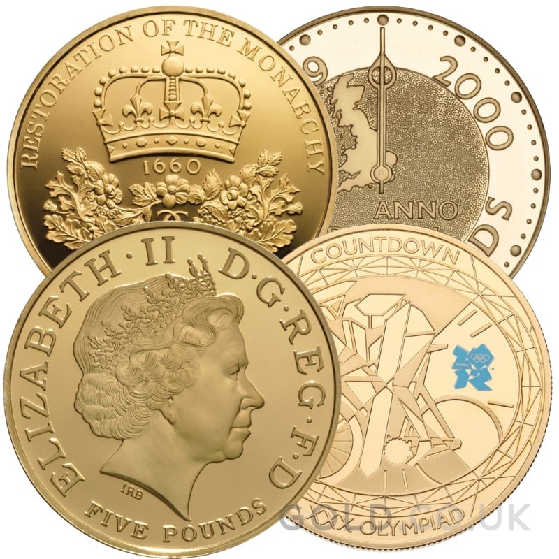 £5 British Gold Crown Best Value