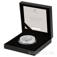 2023 Merlin Myths & Legends 2oz Proof Silver Coin Boxed