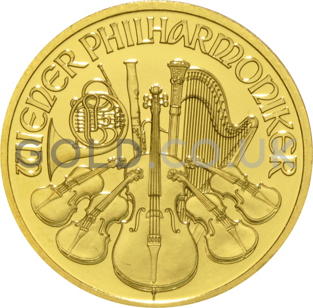 Gold Philharmonic Half Coin (2017) GOLD.co.uk From £510.50